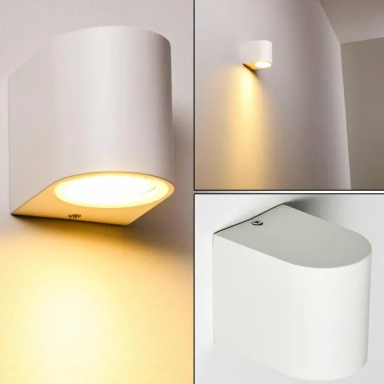Applique murale d'extérieur Nordborg LED Blanc, 1 lumière