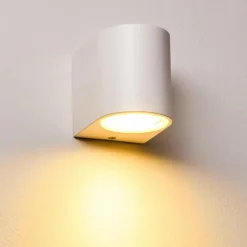 Applique murale d'extérieur Nordborg LED Blanc, 1 lumière