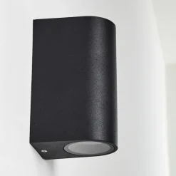 Applique murale d'extérieur Nordborg LED Noir, 2 lumières
