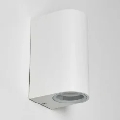 Applique murale d'extérieur Nordborg LED Blanc, 2 lumières