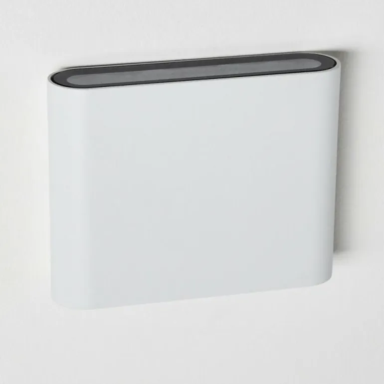 Applique murale d'extérieur Tinglev LED Blanc, 2 lumières