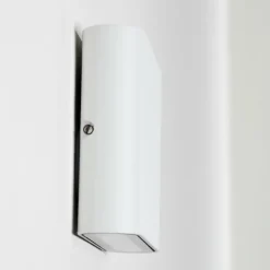 Applique murale d'extérieur Tinglev LED Blanc, 2 lumières