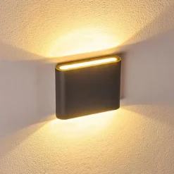Applique murale d'extérieur Tinglev LED Anthracite, 2 lumières
