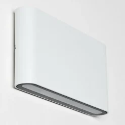 Applique murale d'extérieur Tinglev LED Blanc, 2 lumières