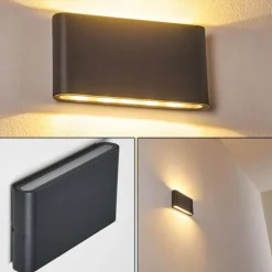Applique murale d'extérieur Tinglev LED Anthracite, 2 lumières