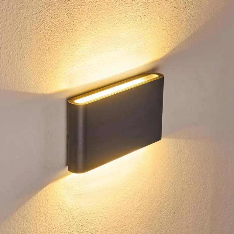 Applique murale d'extérieur Tinglev LED Anthracite, 2 lumières