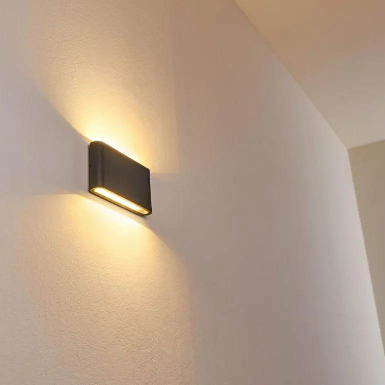 Applique murale d'extérieur Tinglev LED Anthracite, 2 lumières