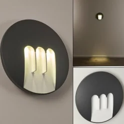 Applique murale d'extérieur Silvso LED Anthracite, 3 lumières
