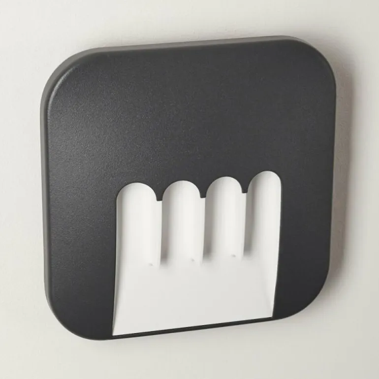 Applique murale d'extérieur Silvso LED Anthracite, 4 lumières