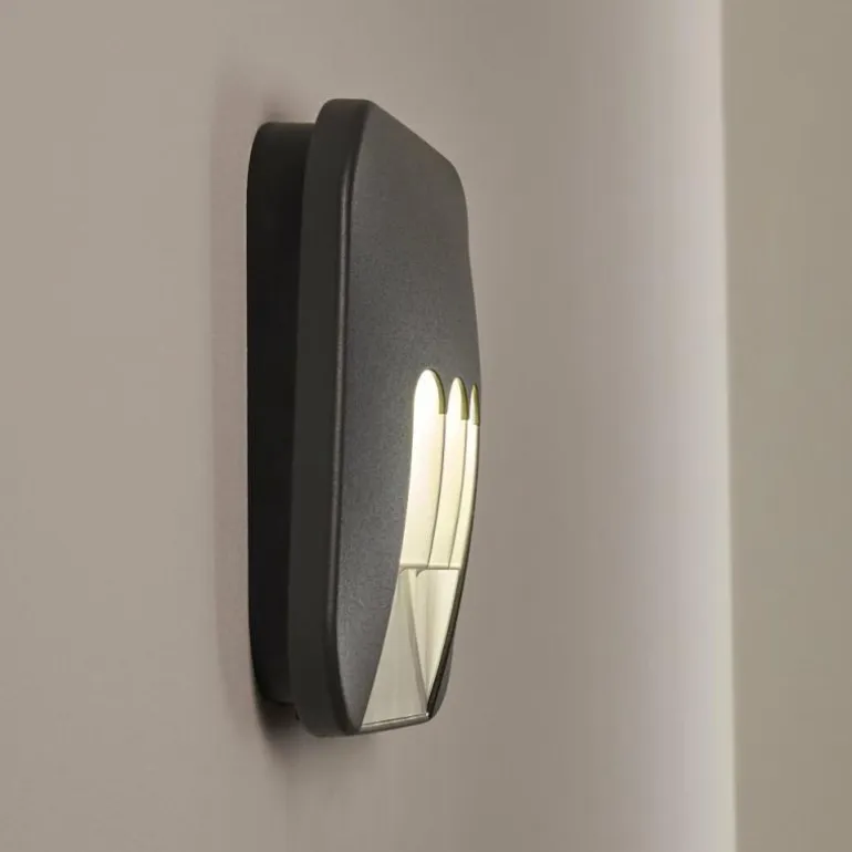 Applique murale d'extérieur Silvso LED Anthracite, 4 lumières