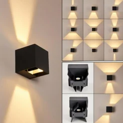 Applique murale d'extérieur Fauderup LED Anthracite, 2 lumières