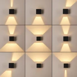 Applique murale d'extérieur Fauderup LED Anthracite, 2 lumières