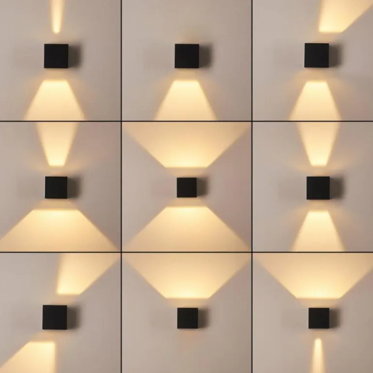 Applique murale d'extérieur Fauderup LED Anthracite, 2 lumières