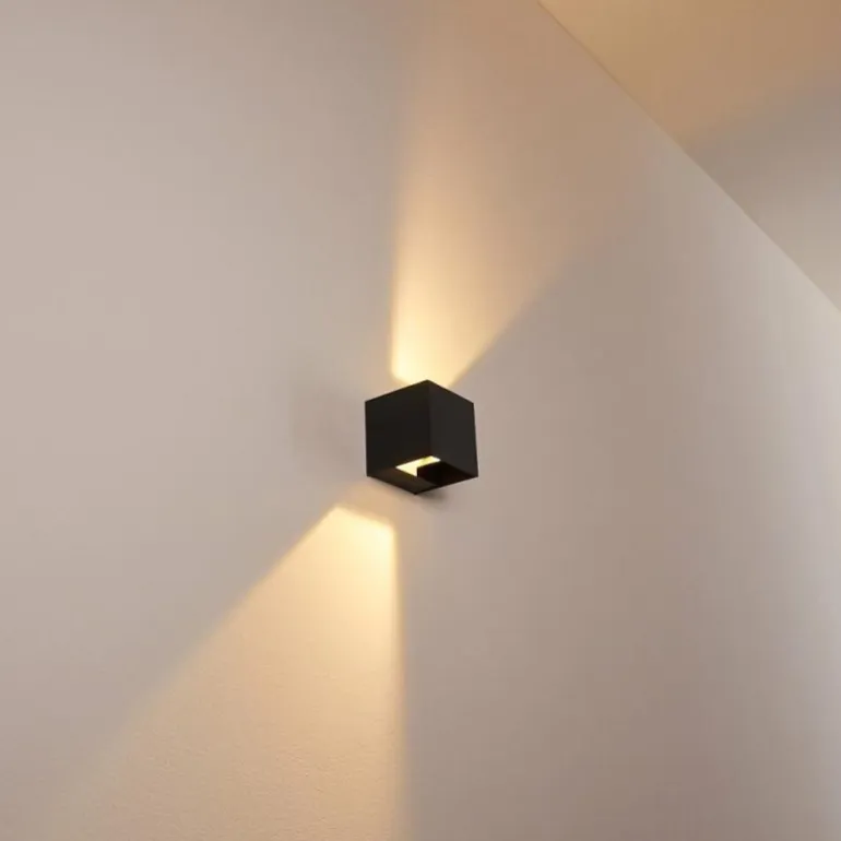Applique murale d'extérieur Fauderup LED Anthracite, 2 lumières