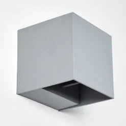 Applique murale d'extérieur Fauderup LED Gris, 2 lumières