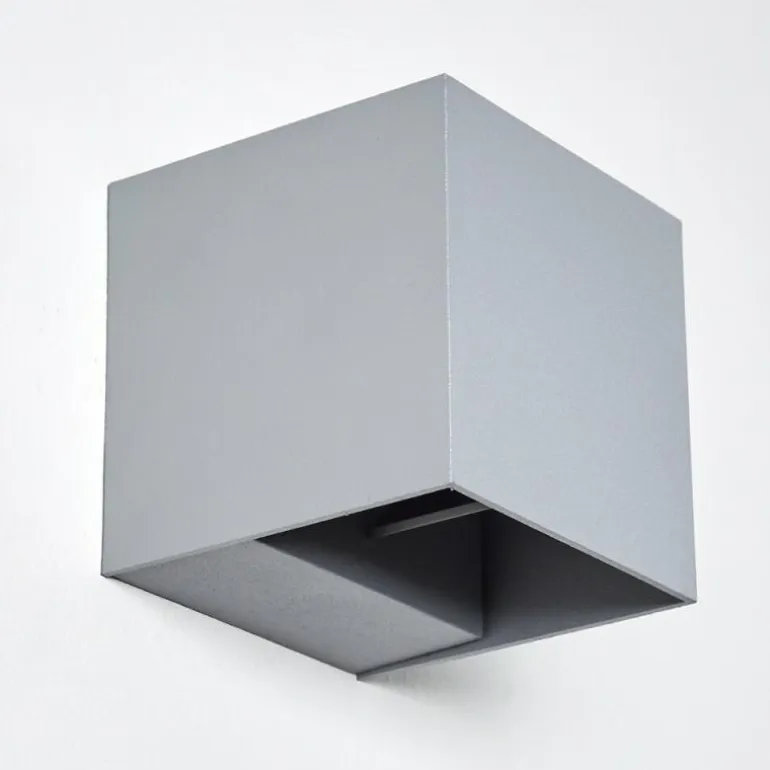 Applique murale d'extérieur Fauderup LED Gris, 2 lumières