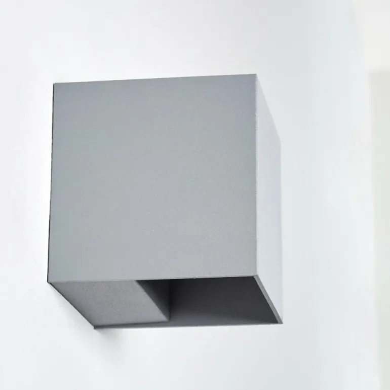 Applique murale d'extérieur Fauderup LED Gris, 2 lumières