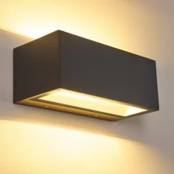 Applique murale d'extérieur Spidern LED Aluminium, 1 lumière
