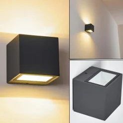Applique murale d'extérieur Spidern LED Anthracite, 1 lumière