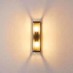 Applique murale d'extérieur Skeldegaard Anthracite, 2 lumières