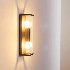 Applique murale d'extérieur Skeldegaard Anthracite, 2 lumières