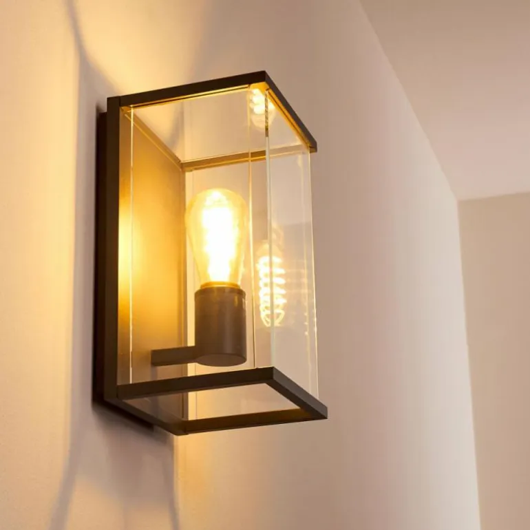 Applique murale d'extérieur Faroer Anthracite, 1 lumière