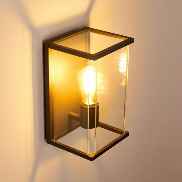 Applique murale d'extérieur Faroer Anthracite, 1 lumière