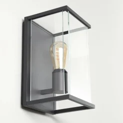 Applique murale d'extérieur Faroer Anthracite, 1 lumière