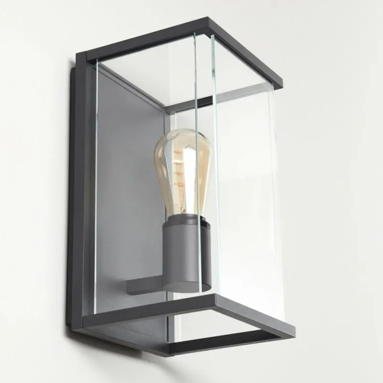 Applique murale d'extérieur Faroer Anthracite, 1 lumière