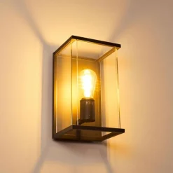 Applique murale d'extérieur Faroer Anthracite, 1 lumière
