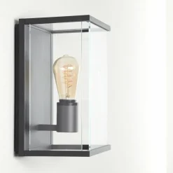 Applique murale d'extérieur Faroer Anthracite, 1 lumière