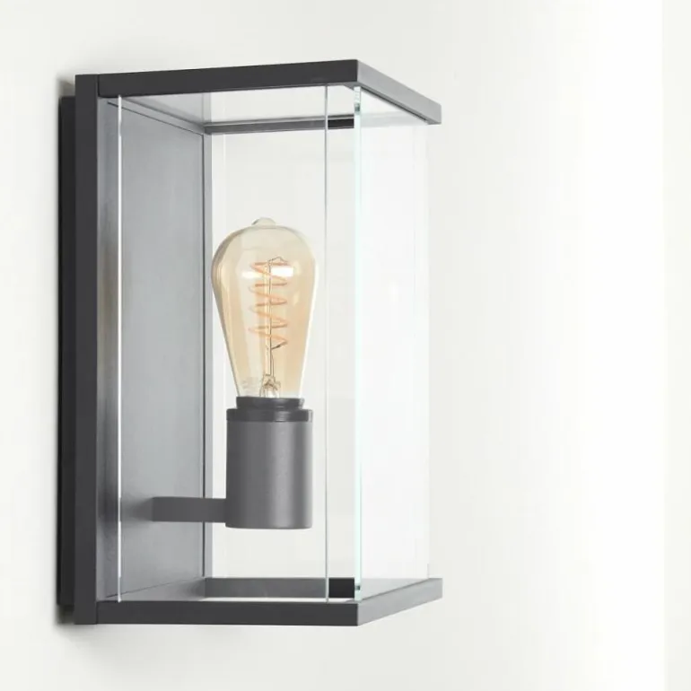 Applique murale d'extérieur Faroer Anthracite, 1 lumière