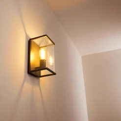 Applique murale d'extérieur Faroer Anthracite, 1 lumière