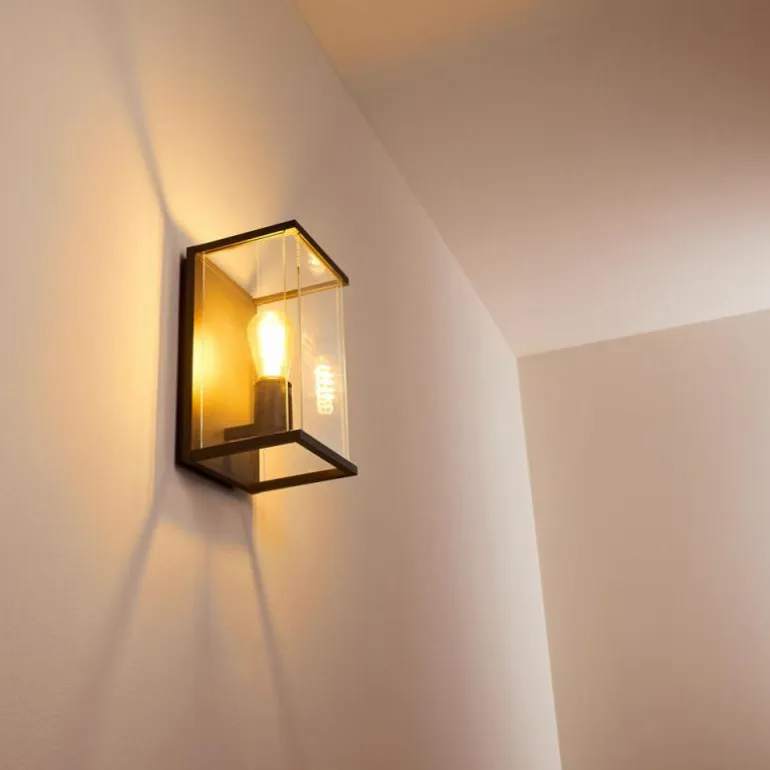 Applique murale d'extérieur Faroer Anthracite, 1 lumière