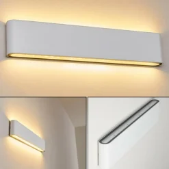 Applique murale d'extérieur Tinglev LED Blanc, 2 lumières