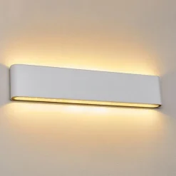 Applique murale d'extérieur Tinglev LED Blanc, 2 lumières