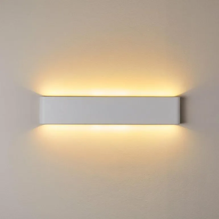 Applique murale d'extérieur Tinglev LED Blanc, 2 lumières