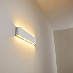 Applique murale d'extérieur Tinglev LED Blanc, 2 lumières
