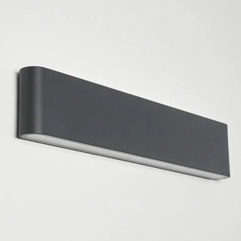 Applique murale d'extérieur Tinglev Anthracite, 2 lumières