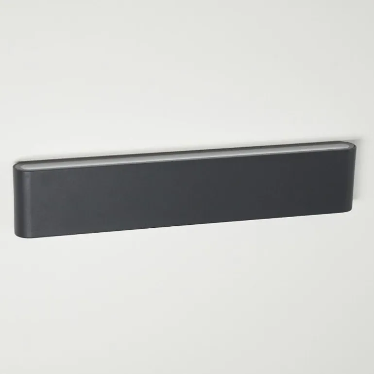 Applique murale d'extérieur Tinglev Anthracite, 2 lumières