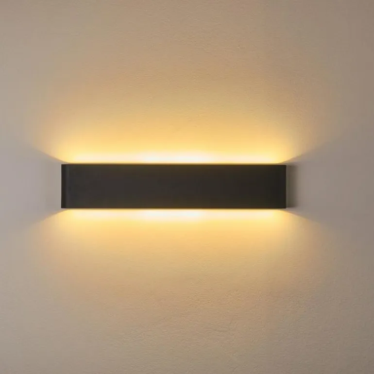 Applique murale d'extérieur Tinglev Anthracite, 2 lumières