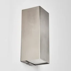 Applique murale d'extérieur Bogachiel LED Acier brossé, 1 lumière