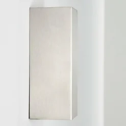 Applique murale d'extérieur Bogachiel LED Acier brossé, 1 lumière