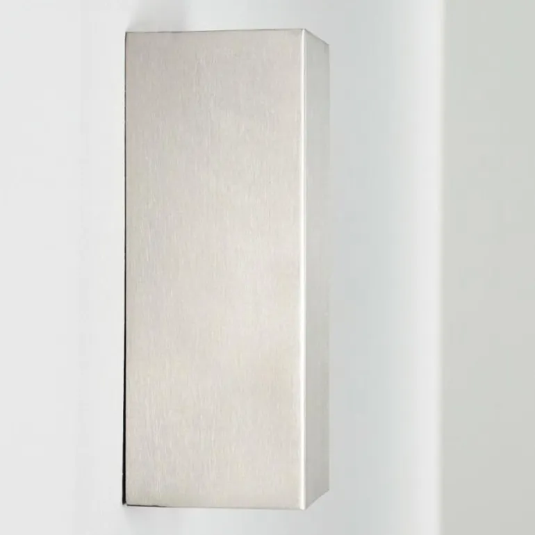 Applique murale d'extérieur Bogachiel LED Acier brossé, 1 lumière
