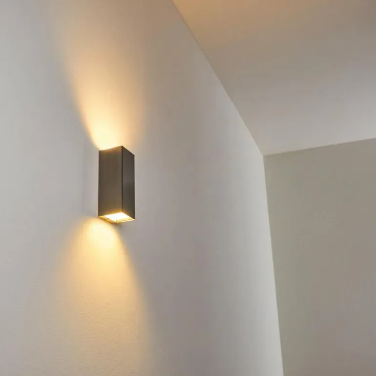Applique murale d'extérieur Bogachiel LED Acier brossé, 1 lumière