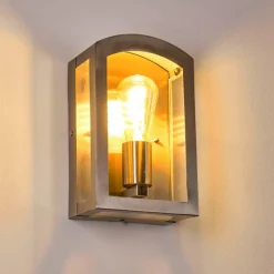 Applique murale d'extérieur Chipola Acier inoxydable, 1 lumière