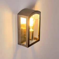 Applique murale d'extérieur Chipola Acier inoxydable, 1 lumière