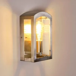 Applique murale d'extérieur Chipola Acier inoxydable, 1 lumière