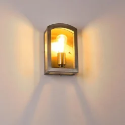 Applique murale d'extérieur Chipola Acier inoxydable, 1 lumière