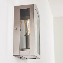 Applique murale d'extérieur Chipola Acier inoxydable, 1 lumière